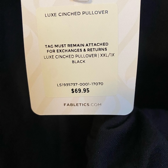 Fabletics Luxe Cinch Pullover Sweatshirt xxl - Picture 8 of 10